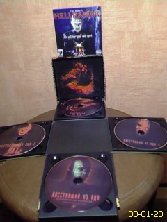 Восставший из ада - трилогия. Коллекционное лимитированное  4-х дисковое издание (Кубик)